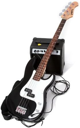 Sonata SBPBK Bass Guitar Package on a white background