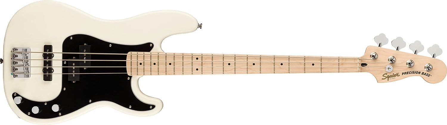 Squier Affinity Series Precision Bass Guitar on a white background