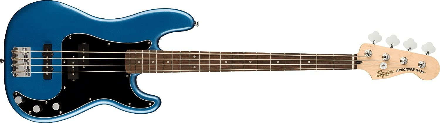 Squier Affinity Series Precision Bass Guitar on a white background