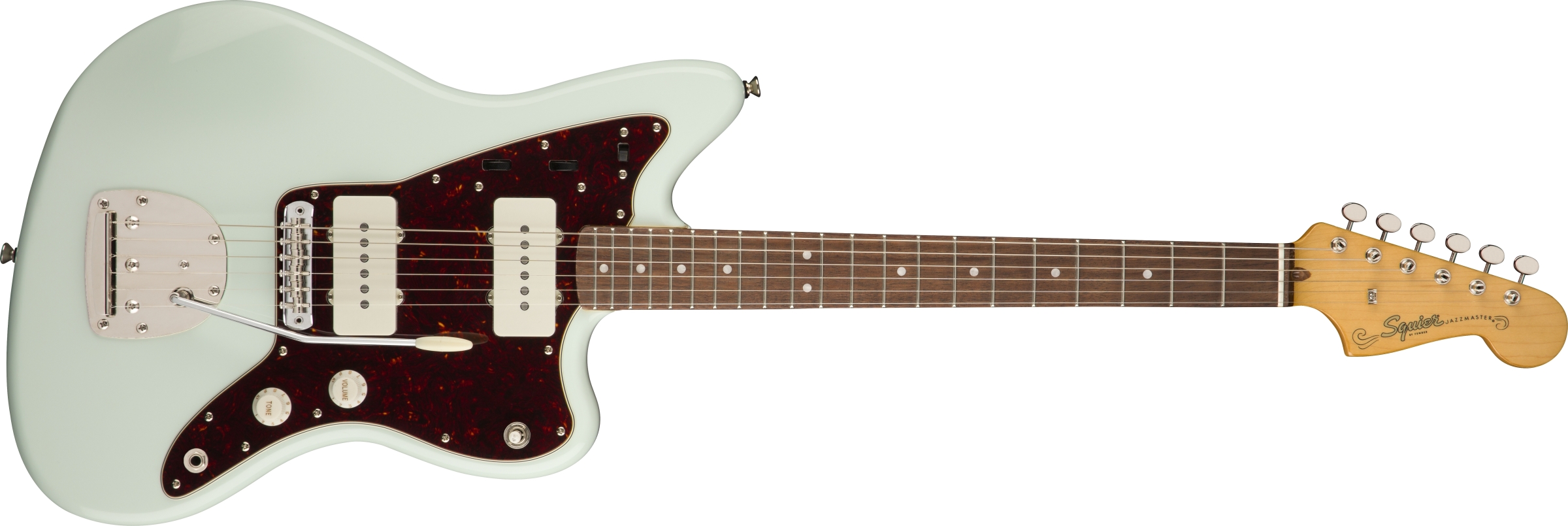 Squier Classic Vibe 60s Jazzmaster Electric Guitar on a white background
