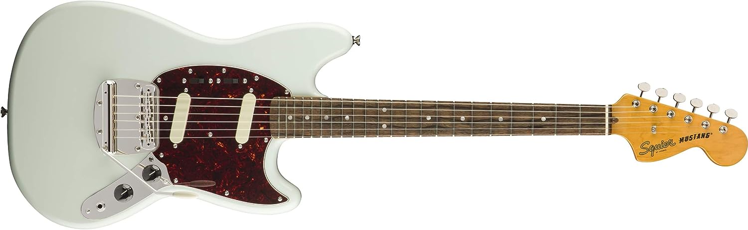 Squier Classic Vibe 60s Mustang Electric Guitar on a white background