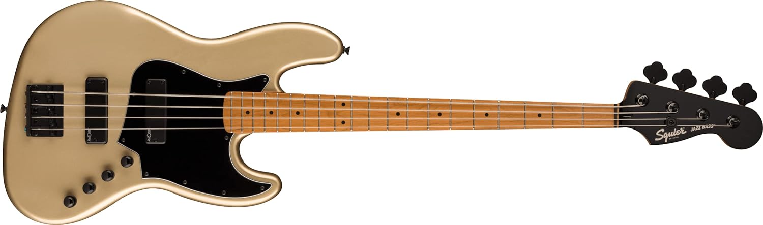 Squier Contemporary Jazz Bass Guitar on a white background