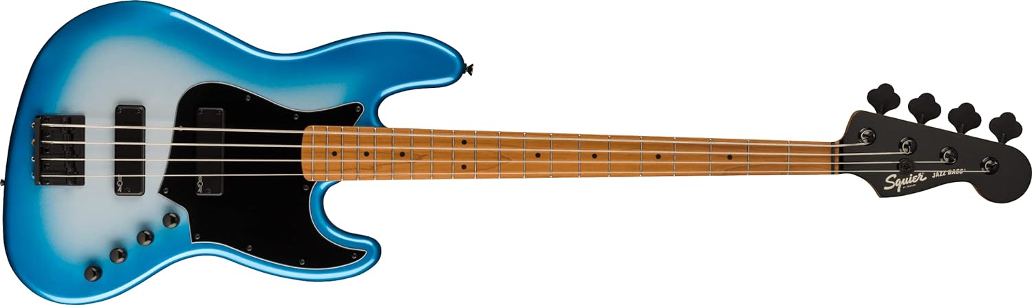 Squier Contemporary Jazz Bass Guitar on a white background