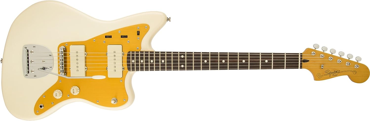 Squier J Mascis Jazzmaster Electric Guitar on a white background