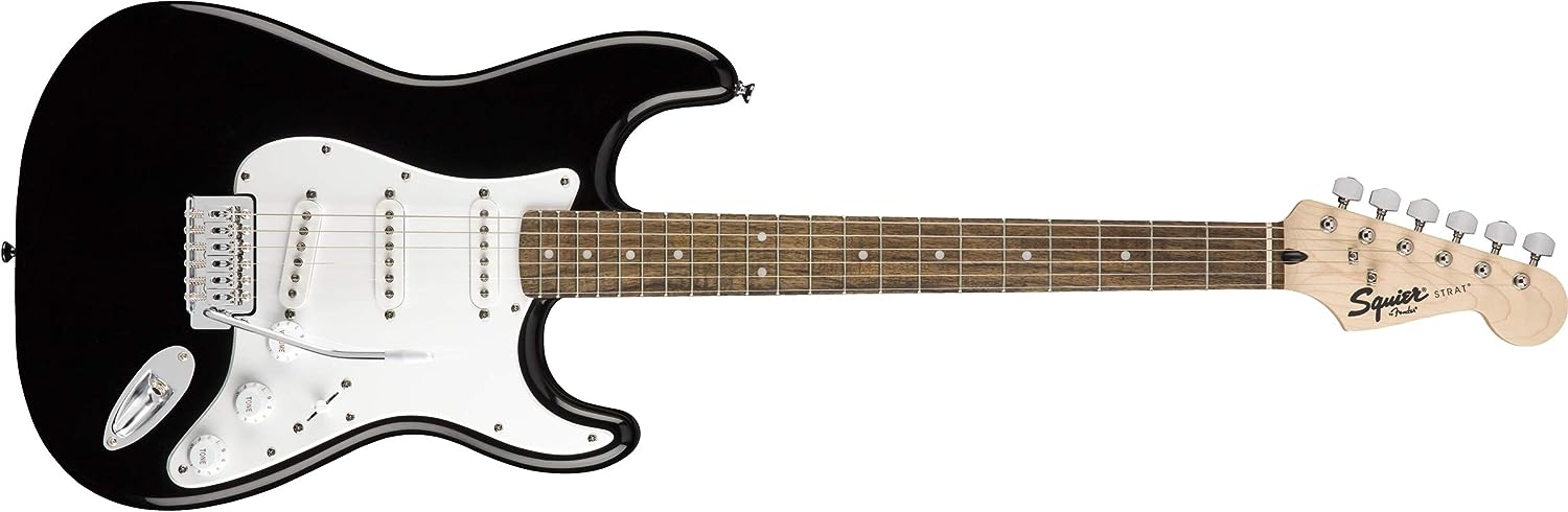 Squier Stratocaster Electric Guitar on a white background