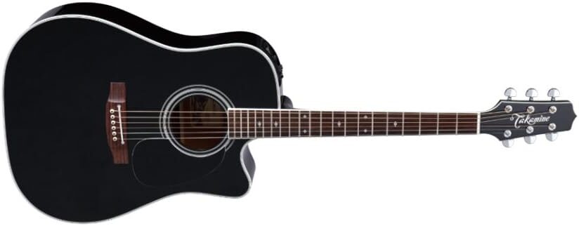 Takamine EF341SC Legacy Series Acoustic-Electric Guitar on a white background