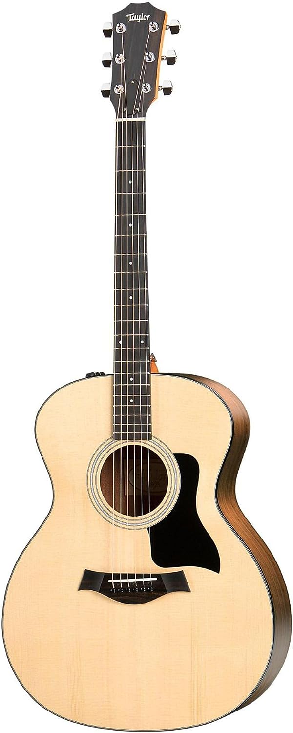 Taylor 100 Series 2017 114e Grand Auditorium Acoustic-Electric Guitar on a white background