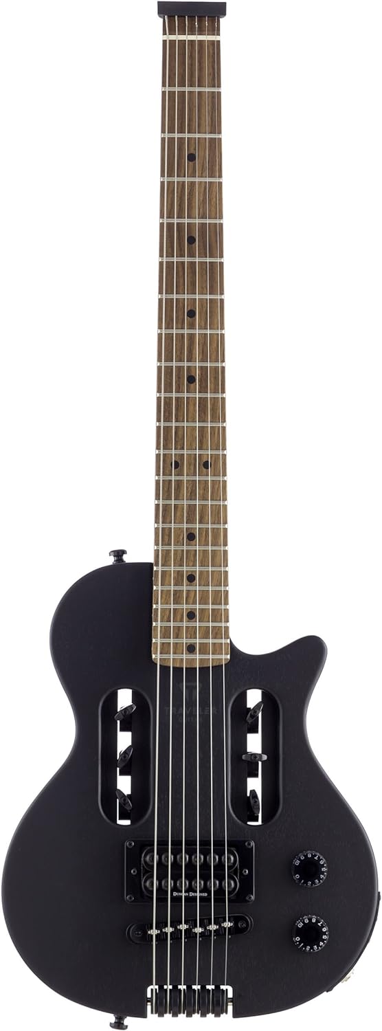 Traveler Guitar EG-1B Blackout Electric Guitar on a white background