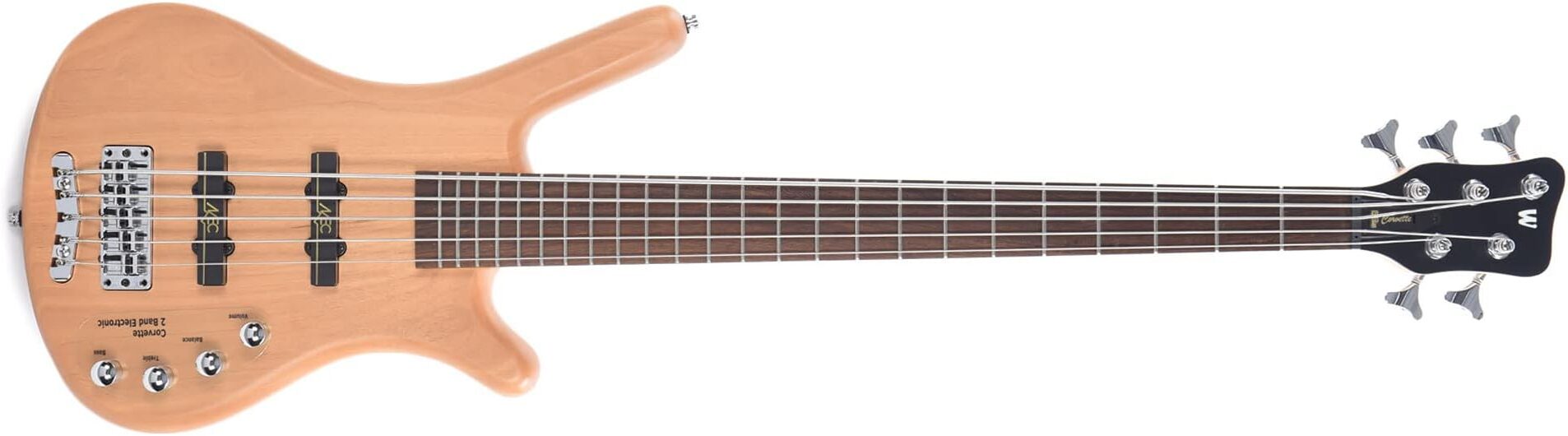 Warwick RockBass Corvette Basic 5-string Bass Guitar on a white background