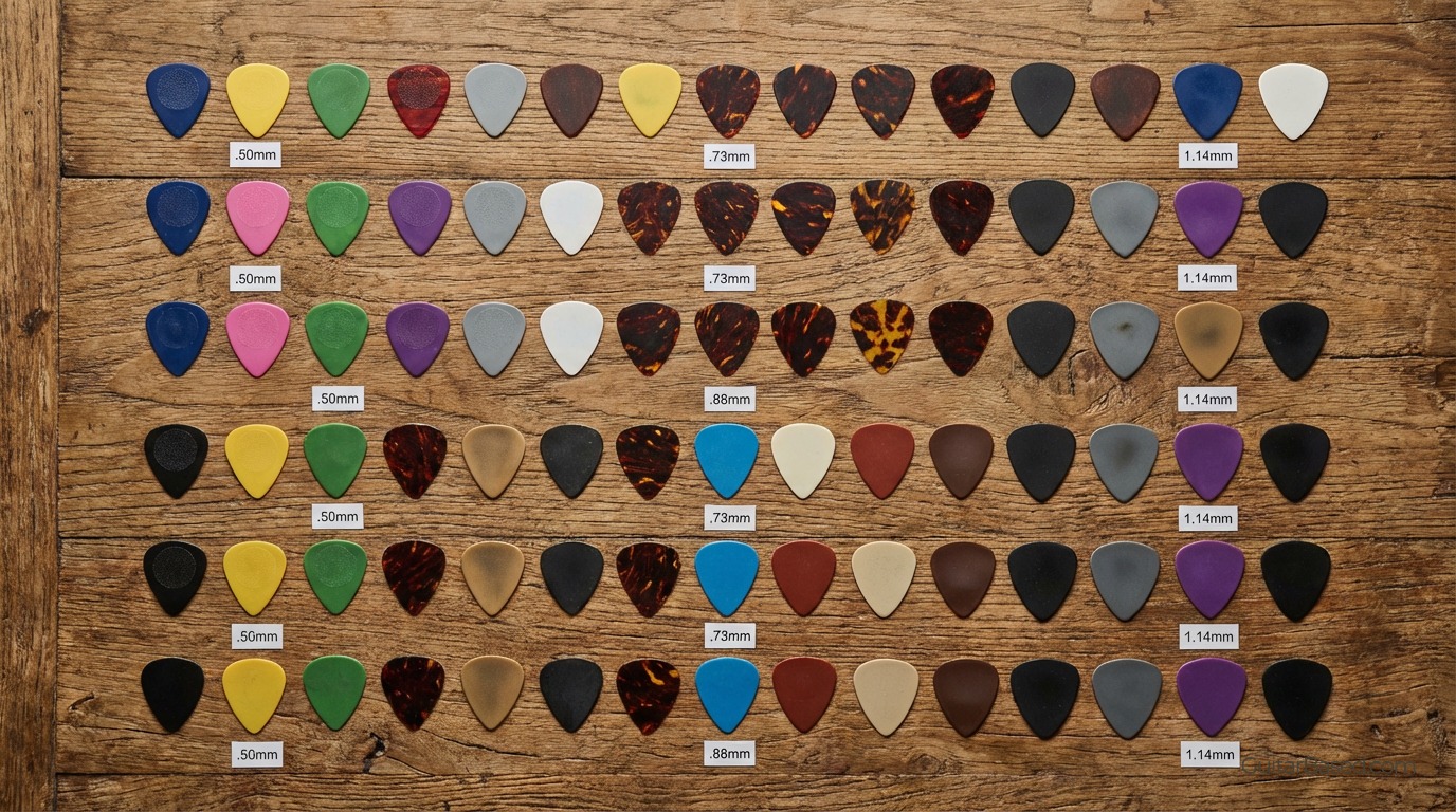 Standard Guitar Picks Overview