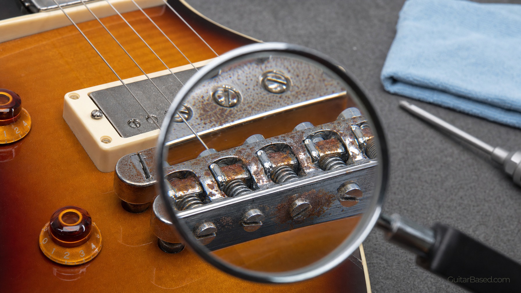 Inspecting Hardware for Signs of Rust