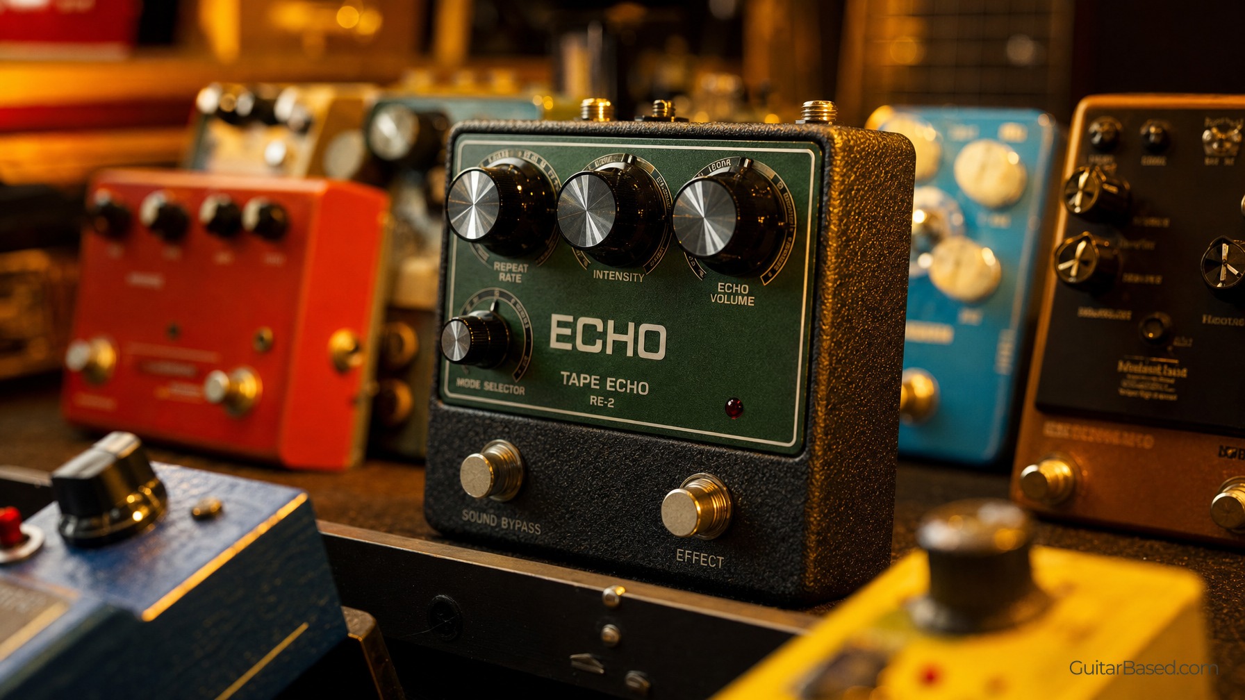 Echo Pedal With Rich Texture