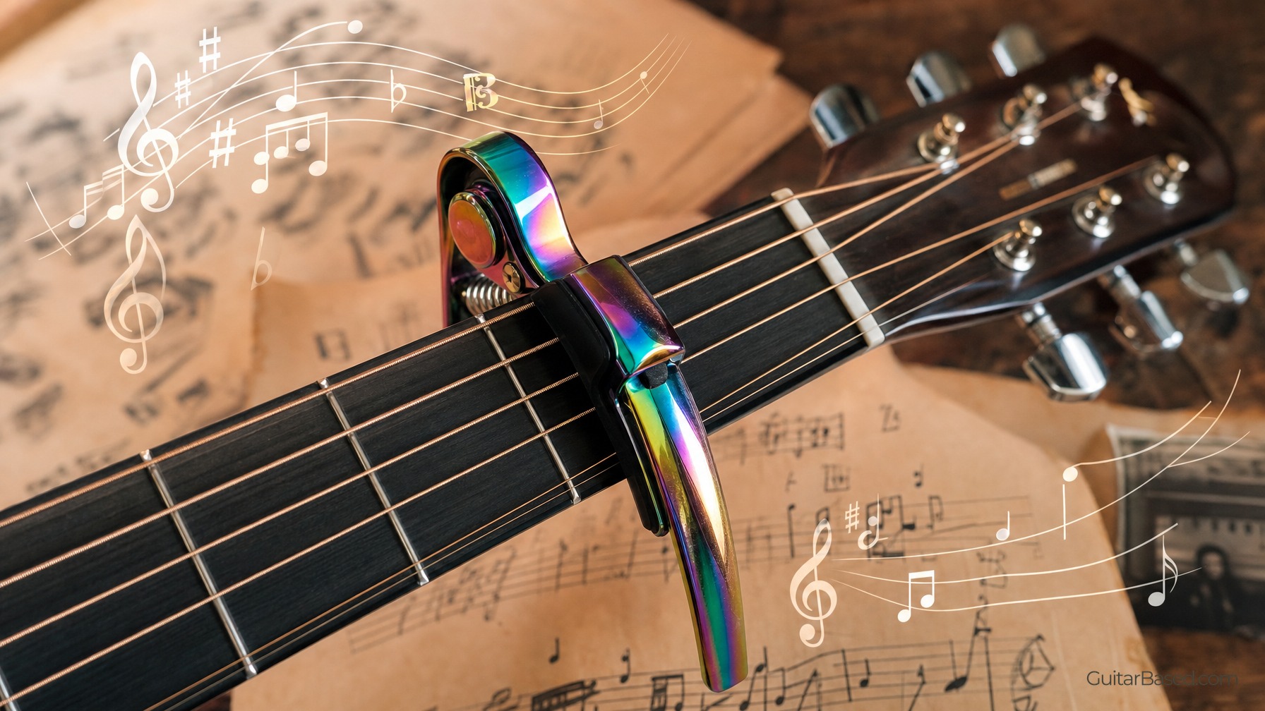 Capo For Versatile Key Changes