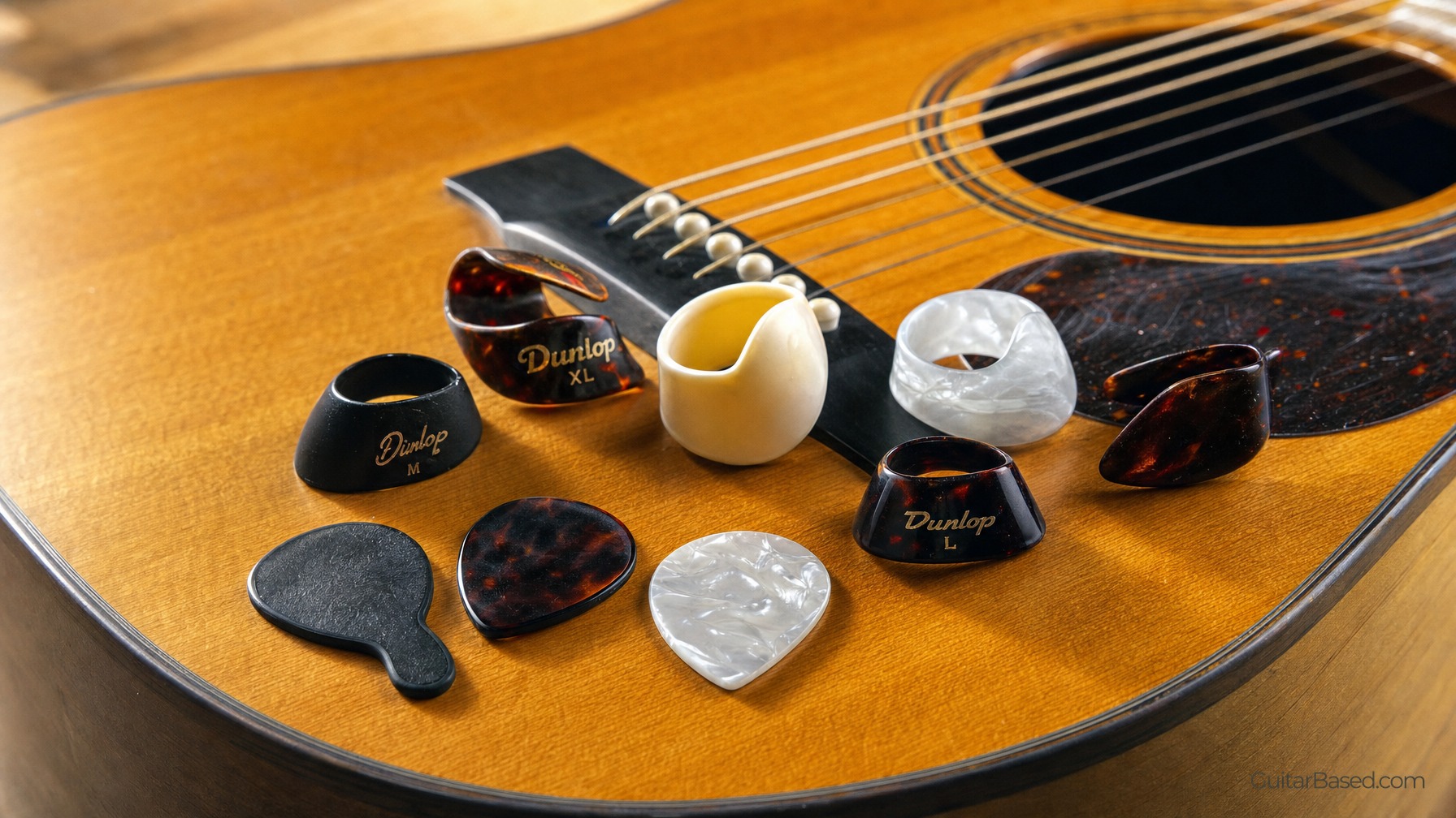 Finger Picks For Enhanced Dynamic Range