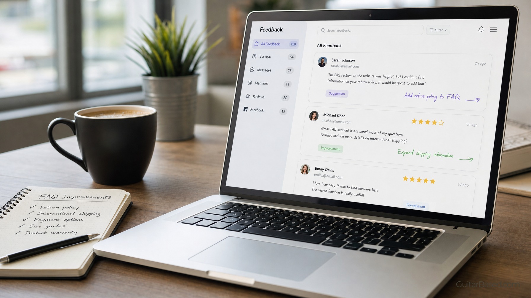 Leverage User Feedback for Improvements