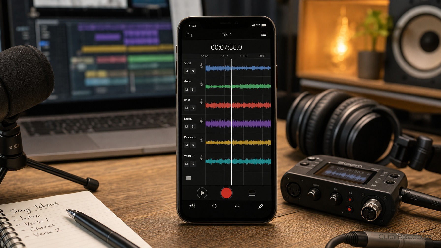 Multitrack Mobile Recording App
