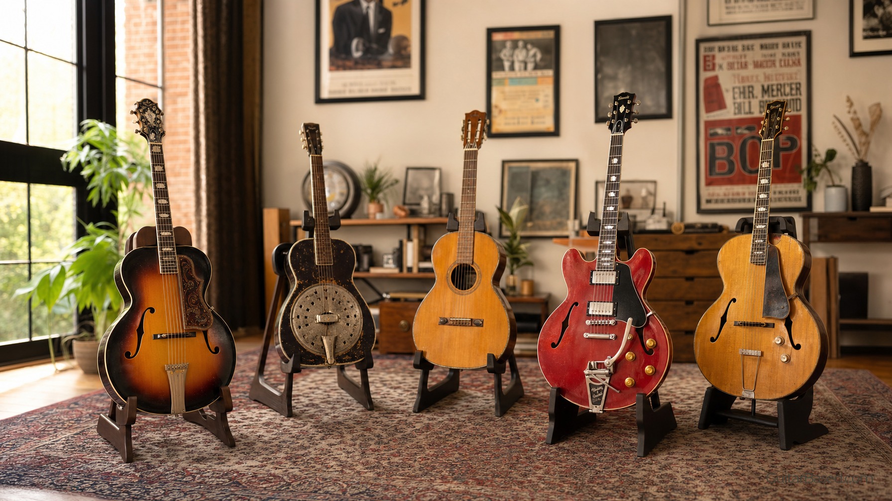 Decorative Guitar Stands For Display