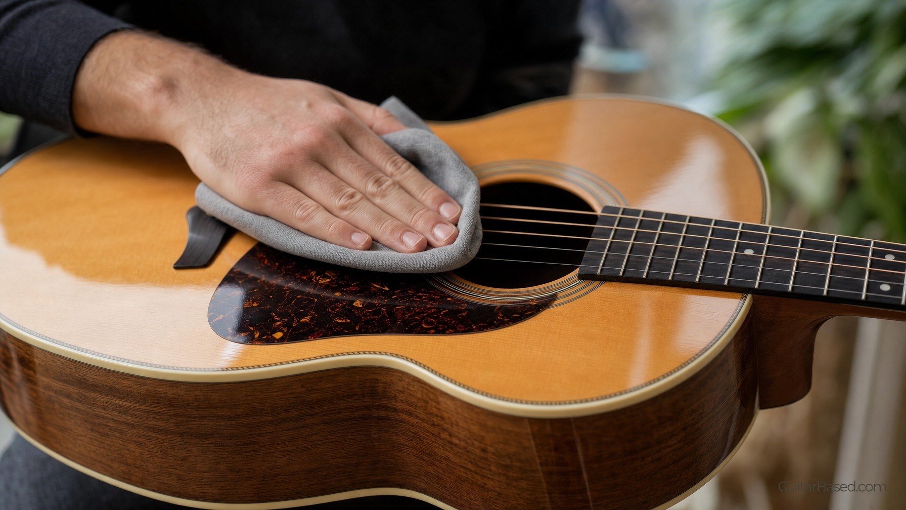 Regularly Clean Your Guitar Body